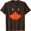 Animal Costume By Blink Imprints Cute Duck Face T-Shirt Awesome Halloween Costume Gift Shirt T-Shirt - Brown