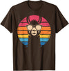 Llama Gift Llama Lover Accessories & Lama Stuff Funny Llama Design for Men Women Kids Llama Lover Gag Llama T-Shirt - Brown