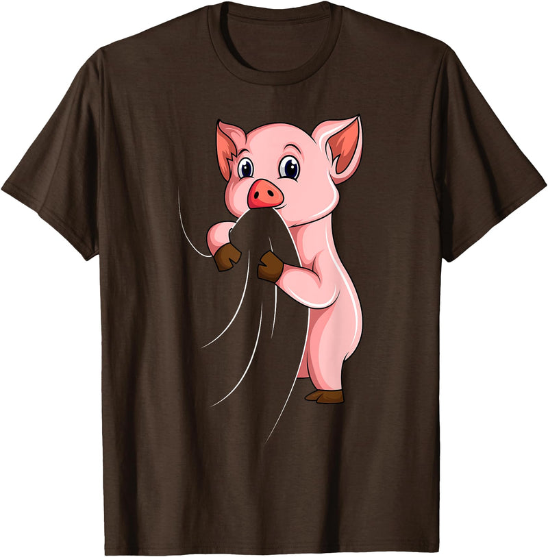 Die Besten Schweine Flüsterer Geschenke Die Besten Schweine Flsterer Geschenke Pig Kids T-Shirt - Brown