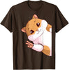Hamster Children Girls Boys T-Shirt - Brown