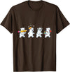 Cute Polar Bear Lovers First Day of School Costume Funny Polar Bear Back to School Teacher Student T-Shirt - Brown