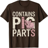 pig valve replacement recovery Brave Pig Valve Surgery Survivor Funny Heart Gift T-Shirt - Brown