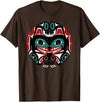 Tribal America Alaska Native American Art Tlingit Eagle Tribal Bear Clan T-Shirt - Brown