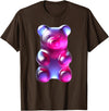 Urban Empyre Indigo Purple Gummy Bear T-Shirt - Brown