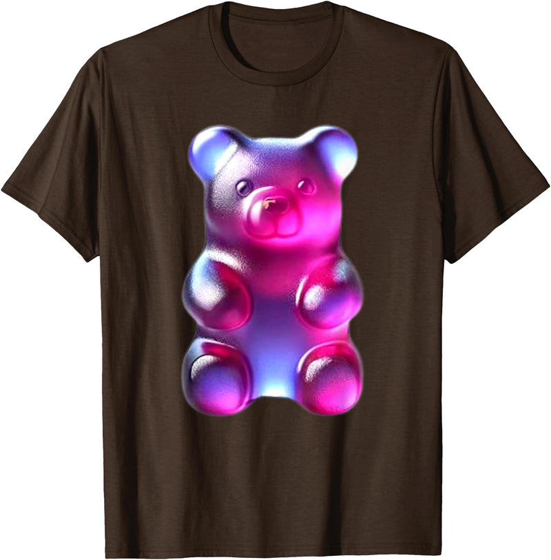 Urban Empyre Indigo Purple Gummy Bear T-Shirt - Brown