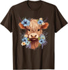 Western Shirts for Girls Men, Highland Cow Gifts Cow, Scottish Highland Cow, Western Wear, Highland Cow T-Shirt, Small,