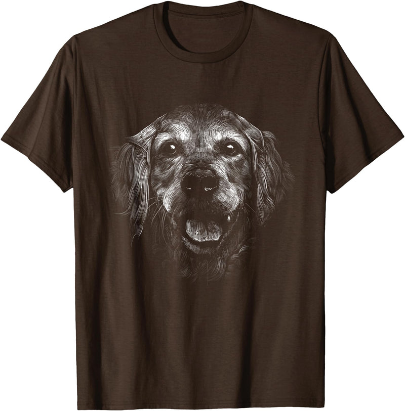 Retriever Dog Pet T-Shirt - Brown