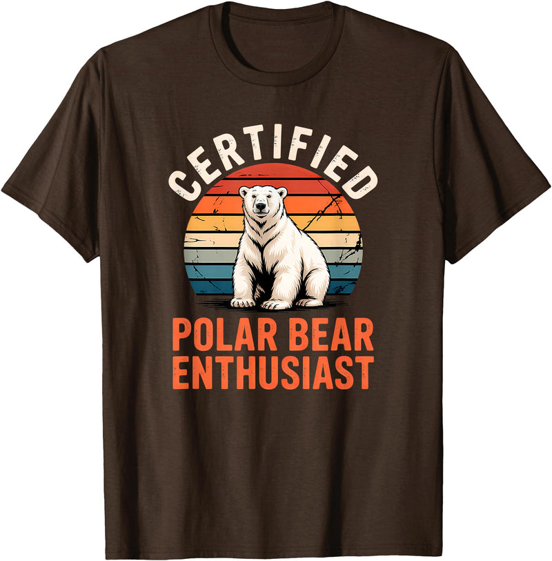 Polar Bear Shirts & Gifts Polar Bear T-Shirt - Brown