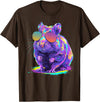 Cute Hamster Art for Men Women Kids Syrian Hamster Lover T-Shirt - Brown