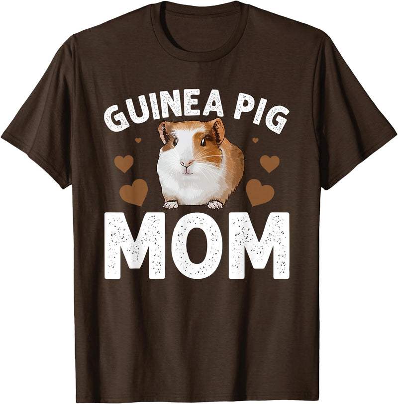 Guinea Pig Gift Guinea Pig Accessories & Stuff Cute Guinea Pig Art for Women Girl Adult Guinea Pig Lovers T-Shirt - Brown