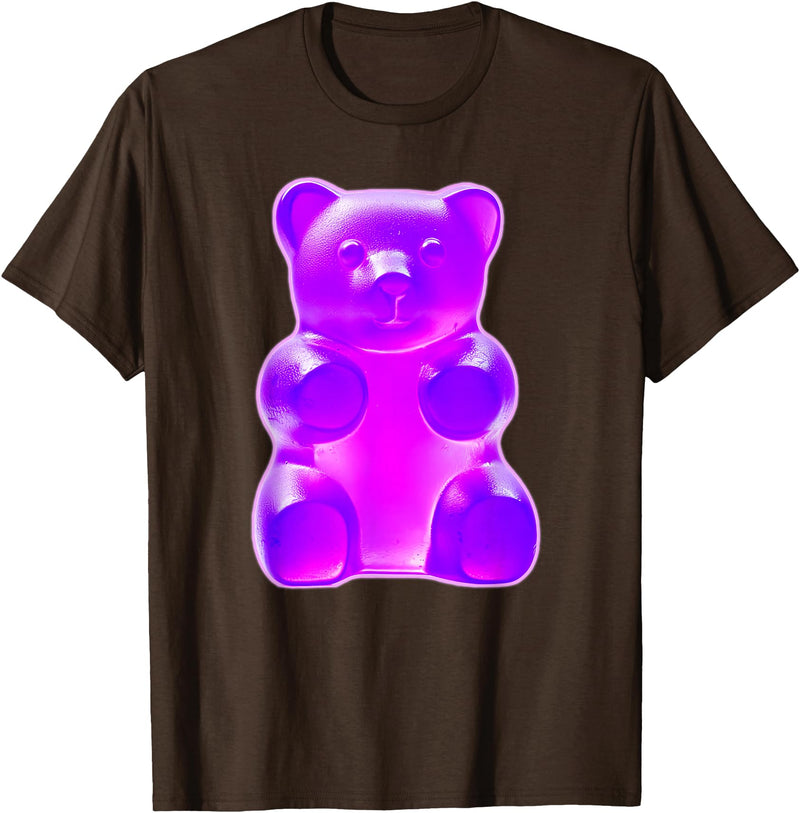 Urban Empyre Purple Gummy Bear T-Shirt - Brown