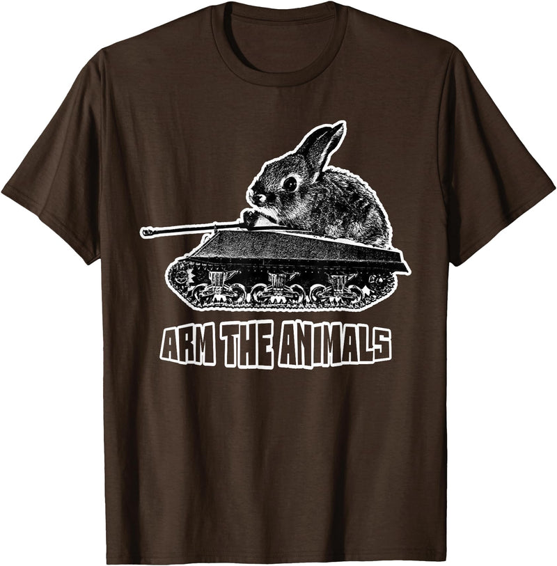 Cute Rabbit Lover Bunny Graphic Tank Top in Brown