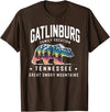 Gatlinburg Family Vacation Tees Family Vacation Mountains Gatlinburg Tennessee Bear Souvenir T-Shirt - Brown