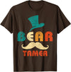 Funny Bear Tamer Shirts Tizy Apparel Bear Tamer Costume T-Shirt T-Shirt - Brown