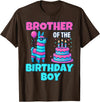 gaming gamer Birthday Llama Pinata Family Apparel Brother Birthday Boy Llama Pinata Party Family mathing Men T-Shirt - Brown