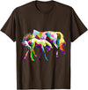 Clothing25 Horses! T-Shirt - Brown