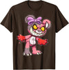 Teddybär Bad and Cute Teddy Bear T-Shirt - Brown
