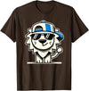 Nerrrdy Lion Hipster Men Women Kids Boys Girls Funny Lion T-Shirt - Brown