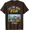 Fish Tank Aquarium Keeper Gifts Fish Tank Aquarium Gift Saltwater Aquascaping T-Shirt - Brown