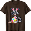 Men Women Rabbit T-Shirt in Brown