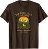 Big Bear Lake Eagles California Big Bear Lake California Eagles Jackie and Shadow T-Shirt - Brown