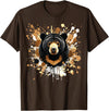 Sun Bear by AKH Sun Bear Splatter Art, Sun Bear Illustration, Sun Bear T-Shirt - Brown