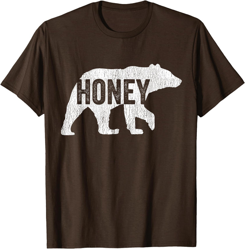 Matching Family Bear by Foxio Honey Bear Matching Family Camping Bear Funny Honey T-Shirt - Brown