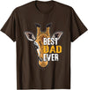 Giraffe shirt for dad, Giraffe costume for mens Giraffe shirt for father, Giraffe shirt for father birthday T-Shirt - Brown