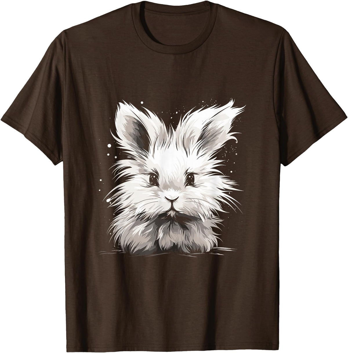 Angora Rabbits Owners Furry Rabbit T-Shirt in Brown