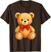 Teddy Bear Accessories Gifts Women Men Kids Teddy Bear Cute Teddy Bear Lover Illustration Graphic Design T-Shirt - Brown