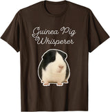 Miller Sye Guinea Pig Whisperer - American Guinea Pig T-Shirt - Brown