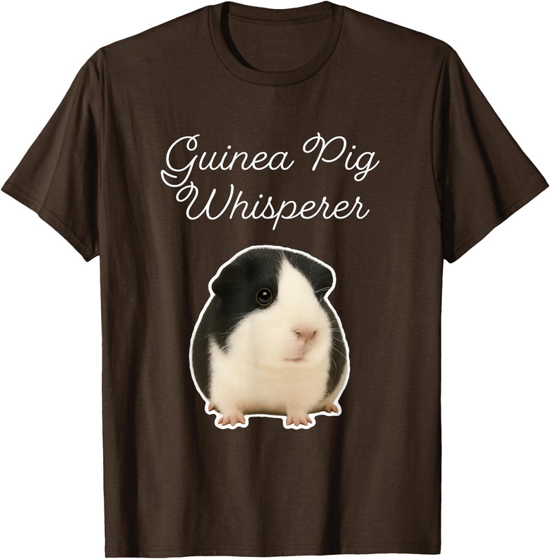 Miller Sye Guinea Pig Whisperer - American Guinea Pig T-Shirt - Brown