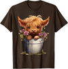 MINI HIGHLAND COW DESIGNS MINI HIGHLAND COW GRAPHIC T-Shirt - Brown