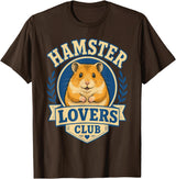 Cute Hamster Lover Owner Pet Hamster T-Shirt - Brown