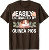 Guinea Pig Gift Guinea Pig Accessories & Stuff Cute Guinea Pig Art For Men Women Kids Guinea Pig Cavy Lover T-Shirt - Brown