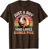 Guinea Pig Shirts & Gifts for Boys Boys Guinea Pig T-Shirt - Brown