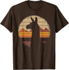 Llama Alpaca - Retro 70s 80s - Birthday Llama Alpaca - Retro 70s 80s Graphic Vintage Men Women T-Shirt - Brown