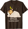 OfficialSleepshirtAxis1 Funny Giraffe Official Sleepshirt Pajama Zoo Boys Girls Kids T-Shirt - Brown
