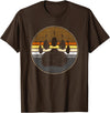 Bear Gay Pride by Content Design Studio Bear Paw Colours Community Flag Gay Bear T-Shirt - Brown