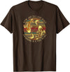 We're Just Two Lost Souls Swimming In A Fish Bowl Were Just Two Lost Souls Swimming In A Fish Bowl Retro Style T-Shirt - Brown