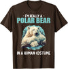 Polar Bears Polar Bear Lovers Shop Polar Bears Polar Bear T-Shirt - Brown