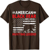 Funny Black Bear Hunting Gear Gifts For Men Hunter American Black Bear Hunting Legend USA Black Bear Hunting T-Shirt - Brown