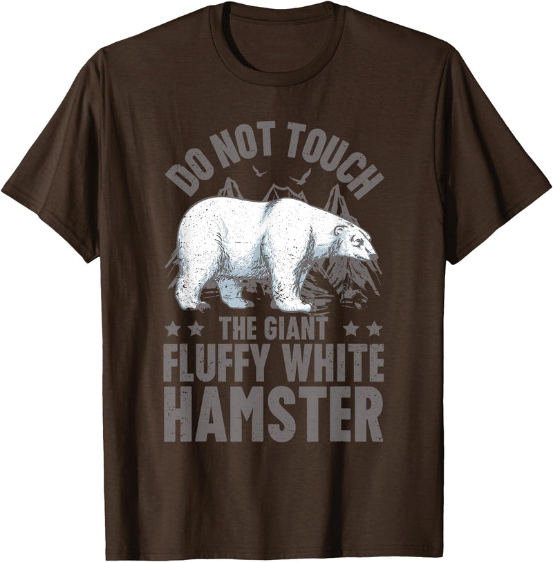 Funny Polar Bear Enthusiast Co. Funny Polar Bear T-Shirt - Brown