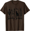 Halloween Spooky Tee Vintage Halloween Horror Spooky Season T-Shirt - Brown