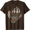 Native Indians Indigenous Bear Paw Clothing Men Native Heritage Month Proud Native American Bear Claws T-Shirt - Brown