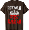 polish buffalo Dyngus Day Buffalo T-Shirt - Brown