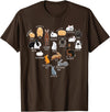 Rabbit Types & Cute Rabbit Species, Bunny - Rabbits T-Shirt in Brown