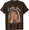 Thank You Teacher Appreciation Gifts Teacher Bear Reading Appreciation Teacher Graphic T-Shirt - Brown