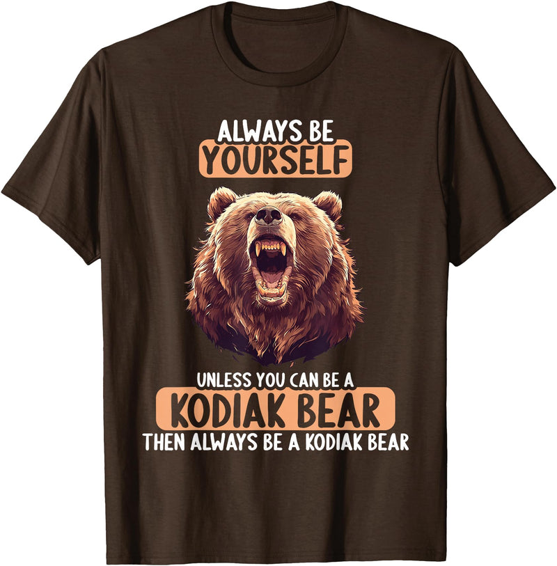 Kodiak Bears Kodiak Bear Lovers Shop Kodiak Bears Kodiak Bear T-Shirt - Brown