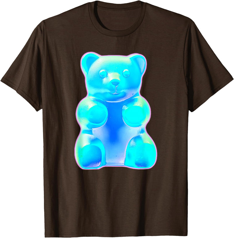 Urban Empyre Blue Gummy Bear T-Shirt - Brown